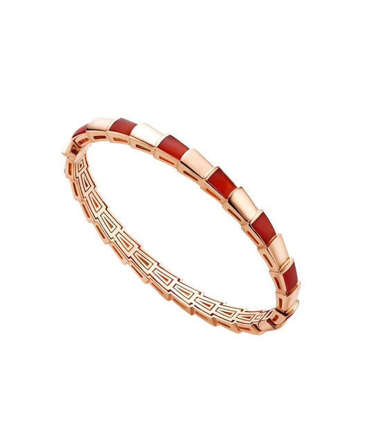 [Renovia Jewelry]SERPENTI BRACELET PINK GOLD RUBELLITE