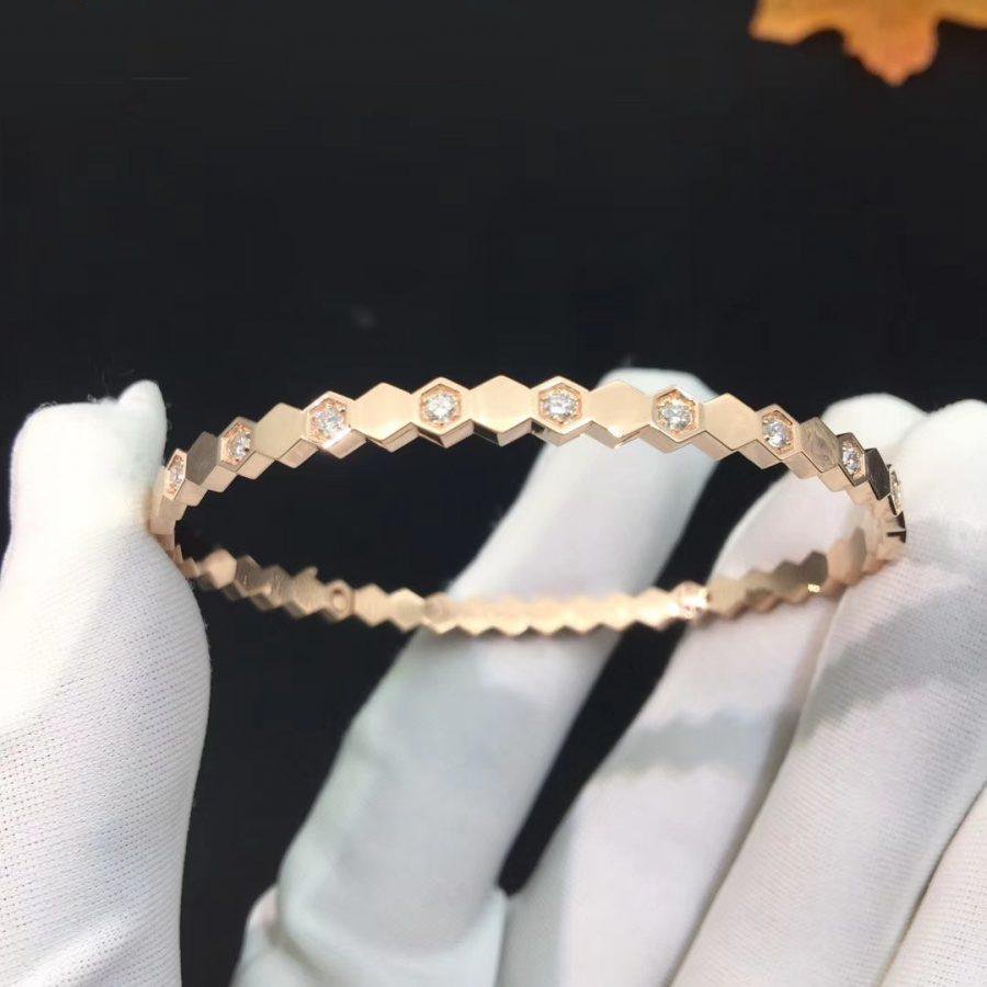 [Renovia Jewelry]BEE LOVE PINK GOLD DIAMOND BRACELET