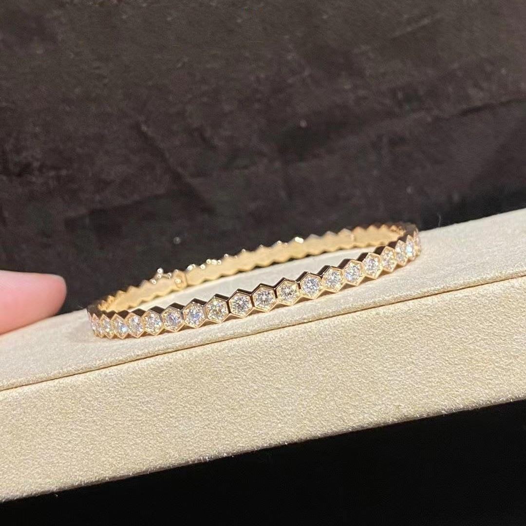[Renovia Jewelry]BEE LOVE GOLD BRACELET FULL DIAMOND