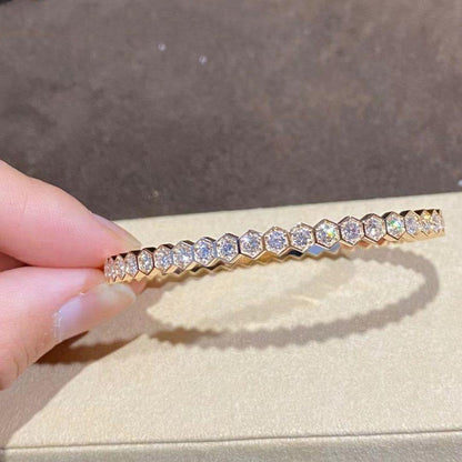 [Renovia Jewelry]BEE LOVE GOLD BRACELET FULL DIAMOND