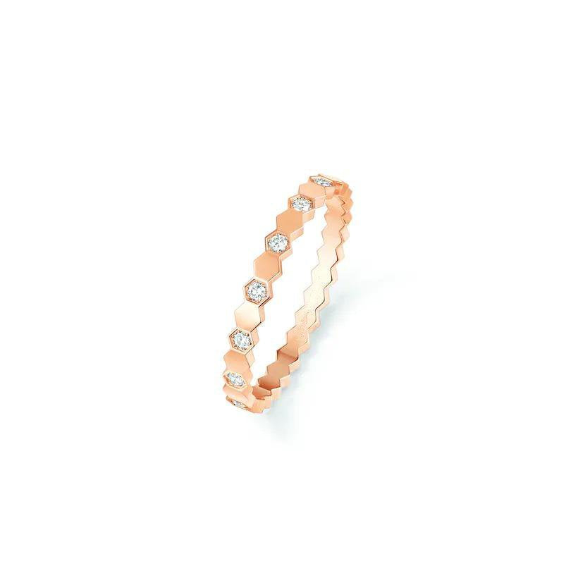 [Renovia Jewelry]BEE LOVE RING PINK GOLD DIAMOND