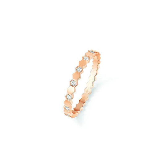 [Renovia Jewelry]BEE LOVE RING PINK GOLD DIAMOND