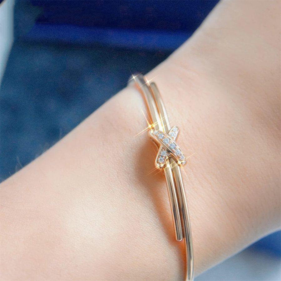 [Renovia Jewelry]JEUX DE BRACELET PINK GOLD DIAMONDS