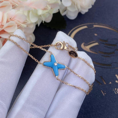 [Renovia Jewelry]JEUX BRACELET TURQUOISE PINK GOLD 1 DIAMOND