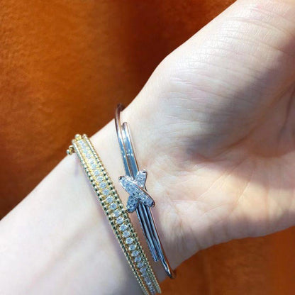 [Renovia Jewelry]JEUX DE BRACELET SILVER DIAMONDS