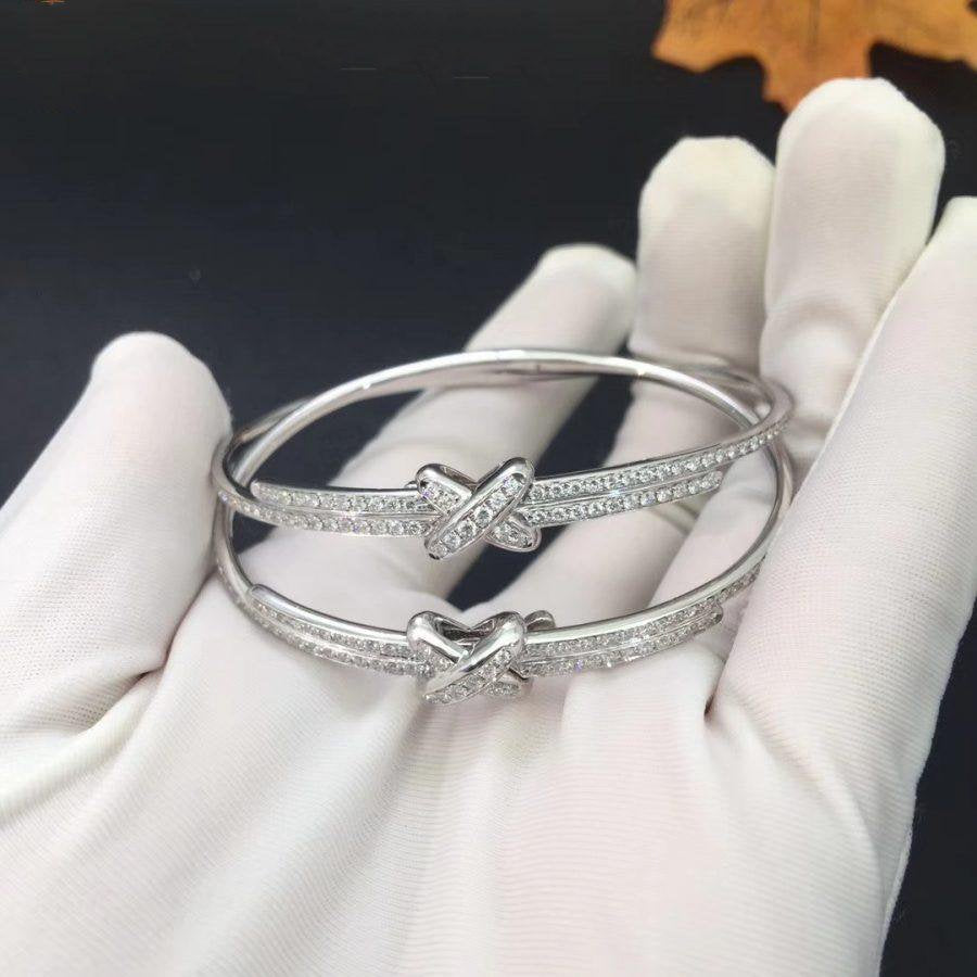 [Renovia Jewelry]JEUX DE BRACELET DIAMONDS SILVER