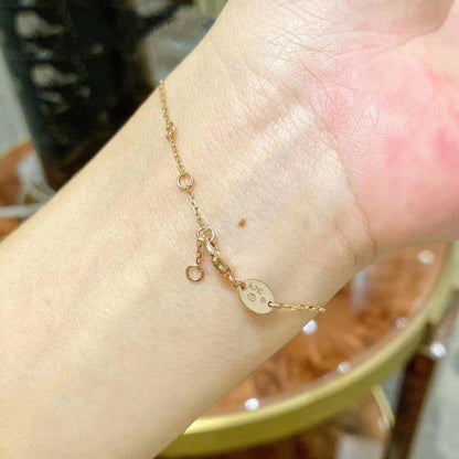 [Renovia Jewelry]JEUX DE BRACELET MOP PINK GOLD DIAMONDS