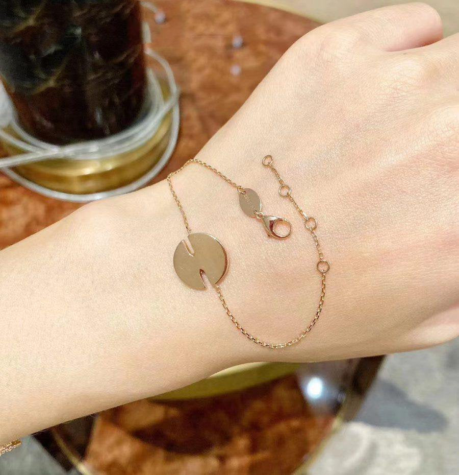 [Renovia Jewelry]JEUX DE BRACELET MOP PINK GOLD DIAMONDS