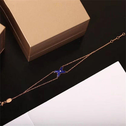 [Renovia Jewelry]Hollow Design Four-Leaf Clover Flower Shape Ring