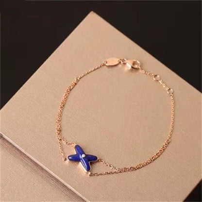 [Renovia Jewelry]Hollow Design Four-Leaf Clover Flower Shape Ring