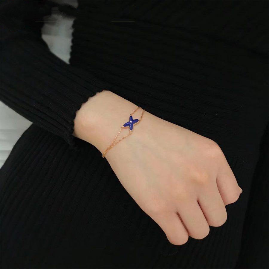 [Renovia Jewelry]Hollow Design Four-Leaf Clover Flower Shape Ring