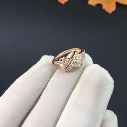 [Renovia Jewelry]JEUX DE RING PINK GOLD DIAMOND