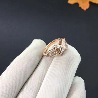 [Renovia Jewelry]JEUX DE RING PINK GOLD DIAMOND