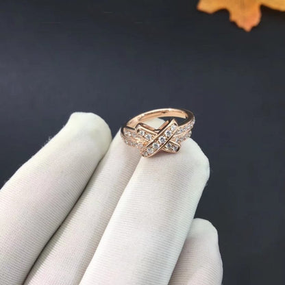 [Renovia Jewelry]JEUX DE RING PINK GOLD DIAMOND