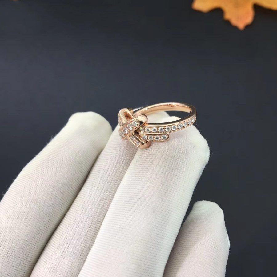 [Renovia Jewelry]JEUX DE RING PINK GOLD DIAMOND