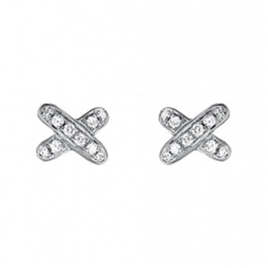 [Renovia Jewelry]JEUX DE DIAMOND EARRINGS