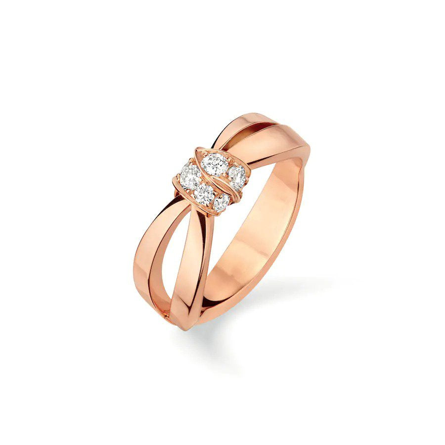 [Renovia Jewelry]LIENS RING PINK GOLD DIAMOND