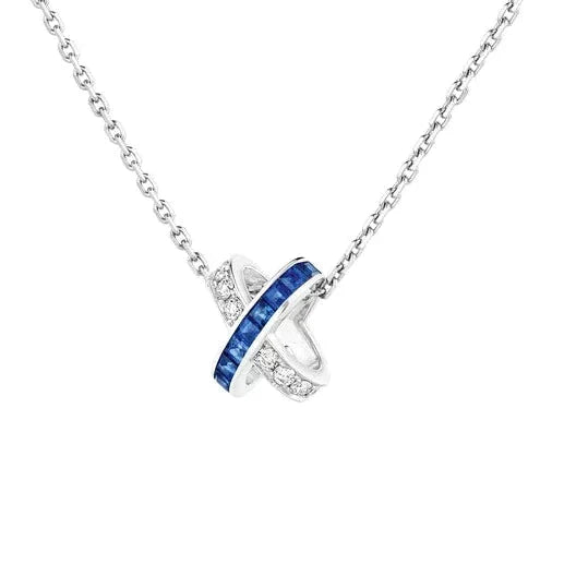 [Renovia Jewelry]LIENS DIAMOND SILVER NECKLACE