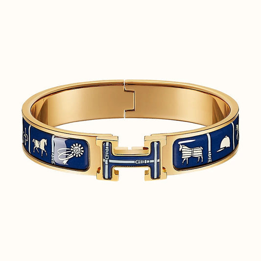 [Renovia Jewelry]H COUVERTURES DARK BLUE BRACELET