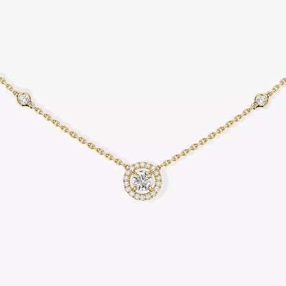 [Renovia Jewelry]Diamond Necklace 0,20ct Brilliant Shape Joy