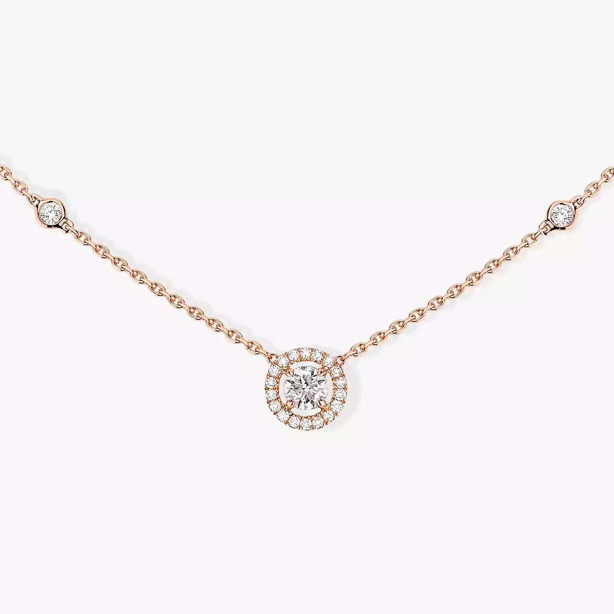 [Renovia Jewelry]Diamond Necklace 0,20ct Brilliant Shape Joy