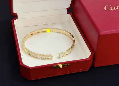[Renovia Jewelry]LOVE DIAMOND OPEN  BRACELET