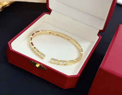 [Renovia Jewelry]LOVE DIAMOND OPEN  BRACELET