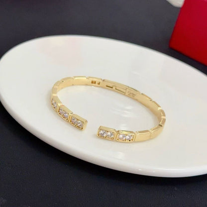[Renovia Jewelry]LOVE DIAMOND OPEN  BRACELET