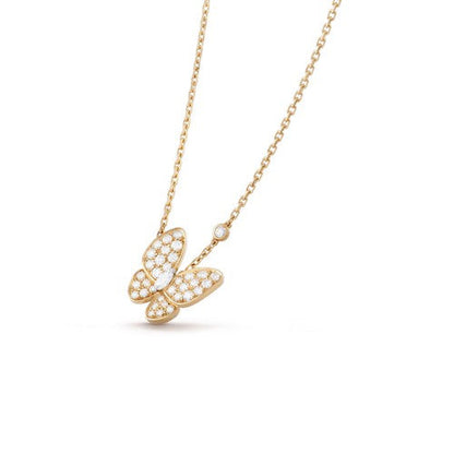 [Renovia Jewelry]BUTTERFLY DIAMOND NECKLACE