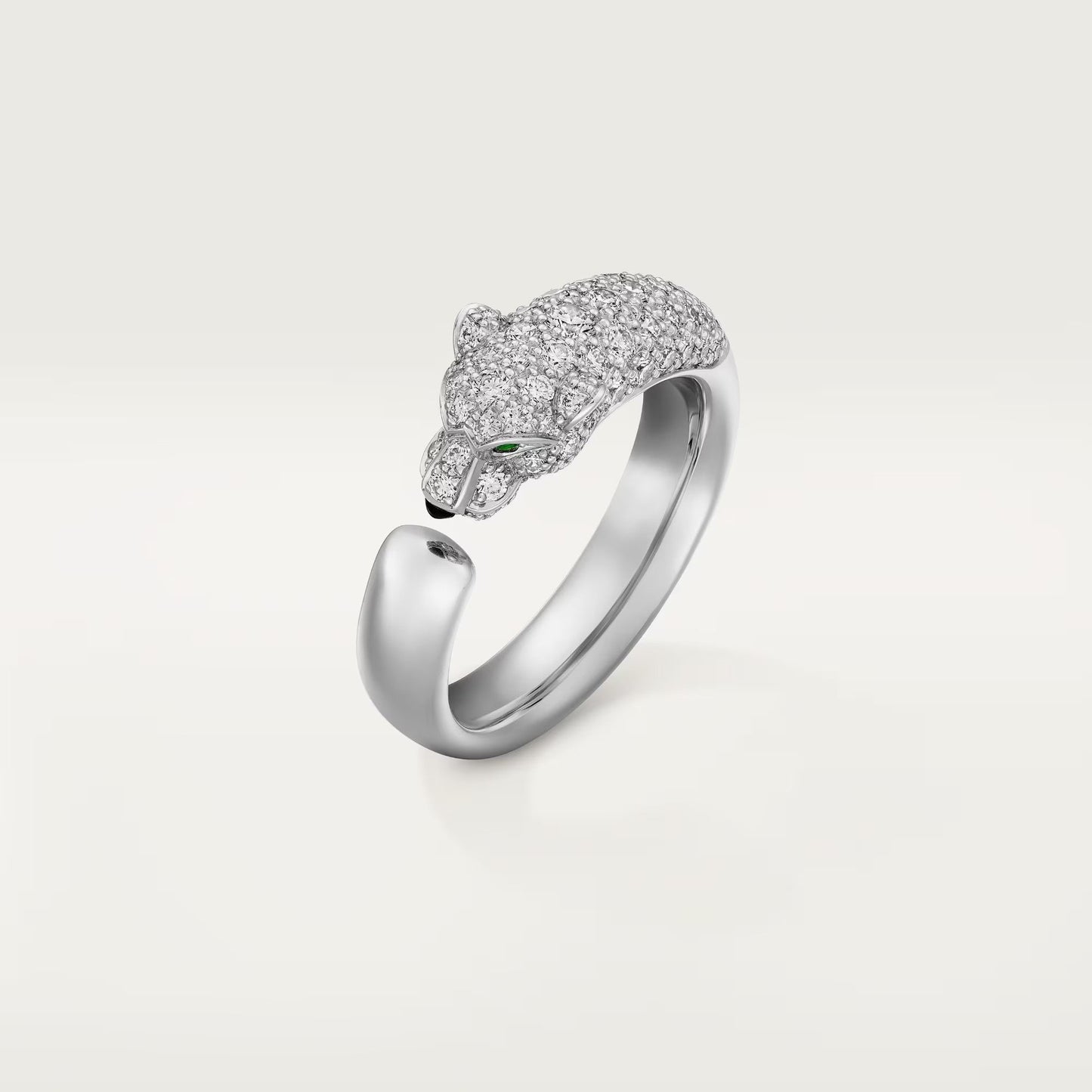 [Renovia Jewelry]PANTHERE HALF DIAMOND SMALL RING