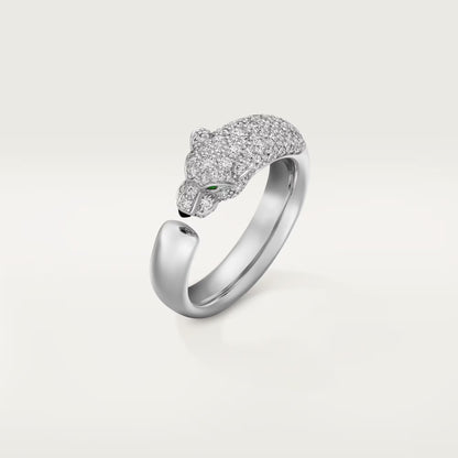 [Renovia Jewelry]PANTHERE HALF DIAMOND SMALL RING