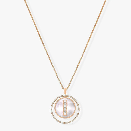 [Renovia Jewelry]LUCKY MOVE MM NACRE BLANCHE DIAMOND NECKLACE