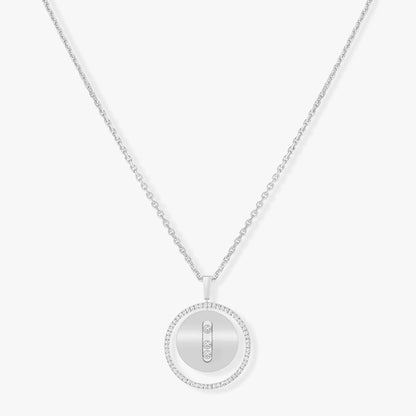 [Renovia Jewelry]LUCKY MOVE MM SILVER DIAMOND NECKLACE