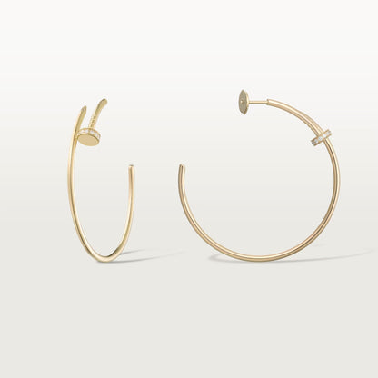 [Renovia Jewelry]JUSTE HALF DIAMOND LARGE EARRINGS