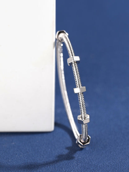 [Renovia Jewelry]CT THREADED BRACELET