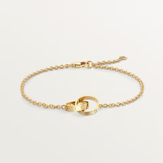 [Renovia Jewelry]LOVE BRACELET DOUBLE RING
