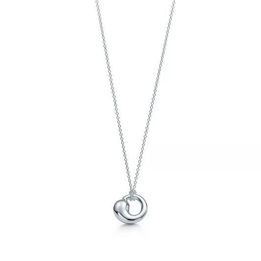 [Renovia Jewelry]SNAIL PEDANT SILVER NECKLACE
