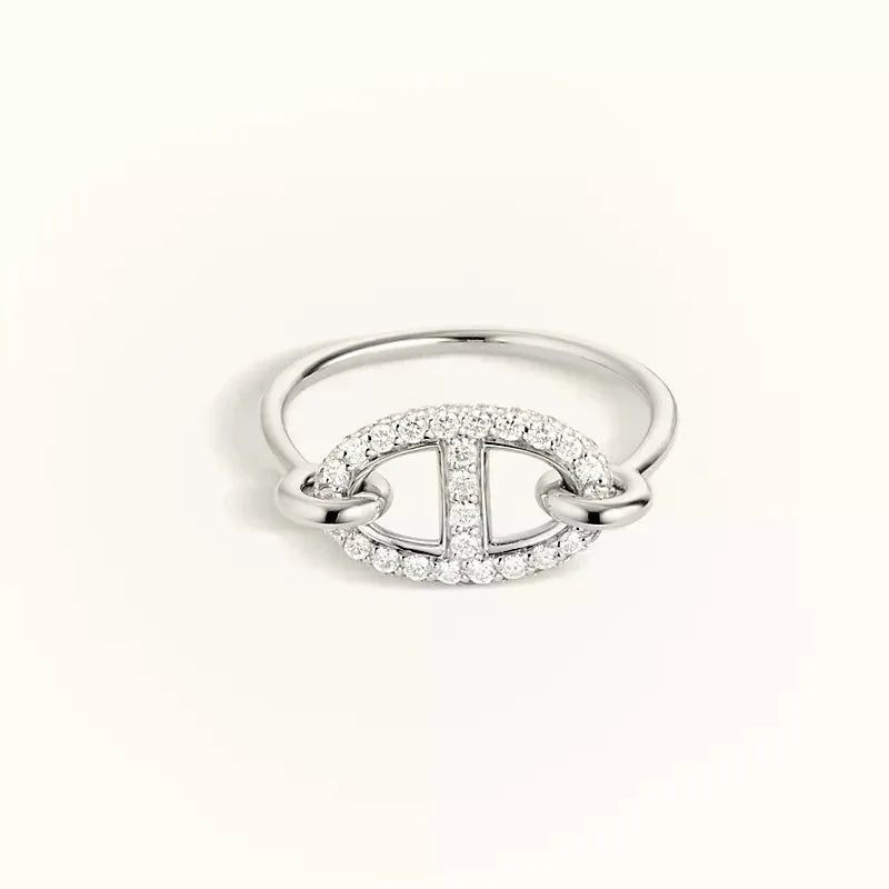 [Renovia Jewelry]RONDE SMALL SILVER DIAMOND RING