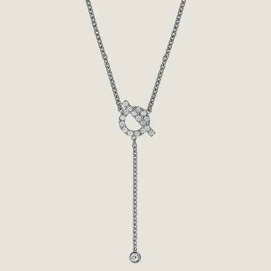 [Renovia Jewelry]FINESSE SILVER DIAMOND NECKLACE