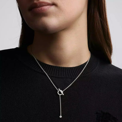 [Renovia Jewelry]FINESSE SILVER DIAMOND NECKLACE