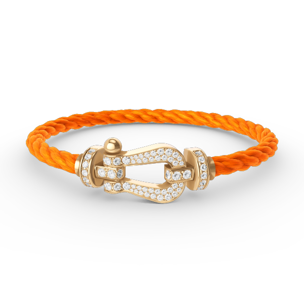 [Renovia Jewelry]FORCE LARGE HORSESHOE FULL DIAMOND BRACELET GOLD