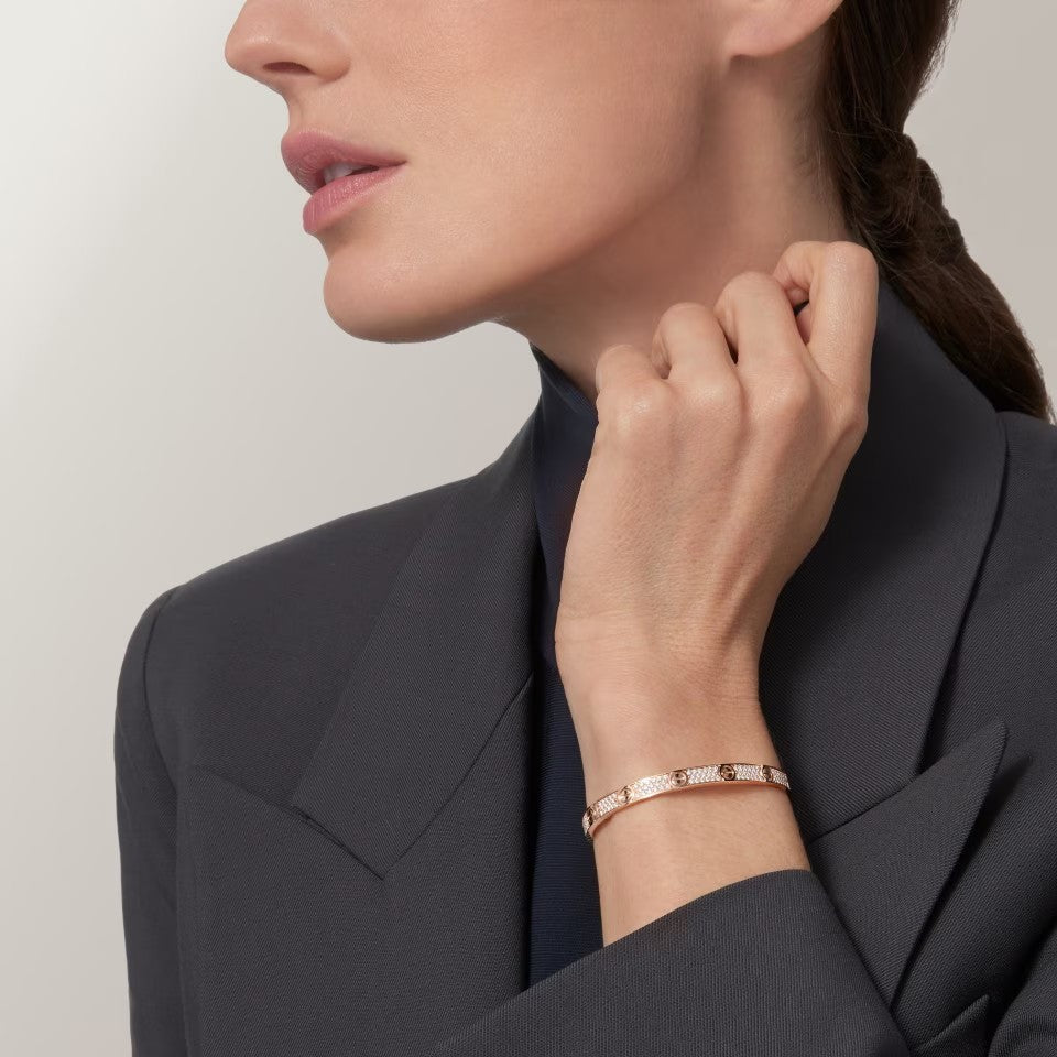 [Renovia Jewelry]LOVE BRACELET 4.8MM DIAMOND-PAVED