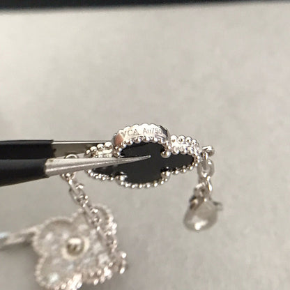 [Renovia Jewelry] CLOVER 5 MOTIF ONYXS BRACELET COLLECTION
