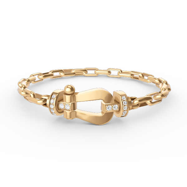 [Renovia Jewelry]FORCE LARGE HORSESHOE CLASP  METAL BRACELET