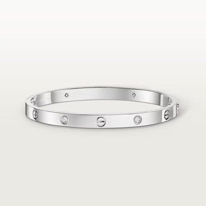 [Renovia Jewelry]LOVE BRACELET 4.8MM 4 DIAMONDS