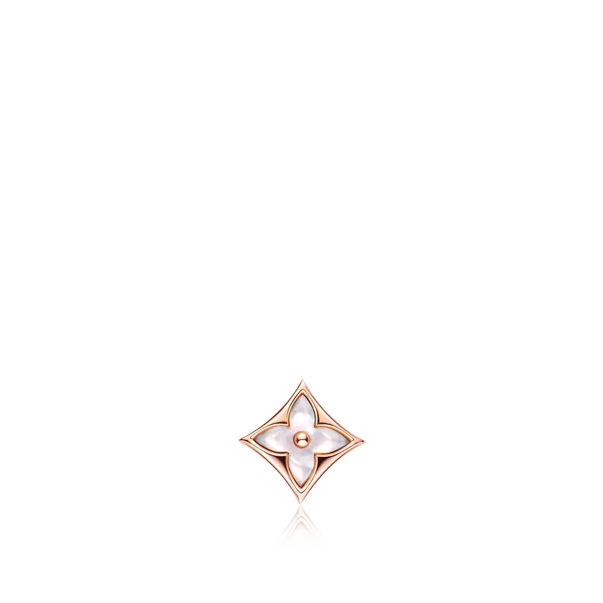 [Renovia Jewelry]STAR MOP PINK GOLD EARRINGS