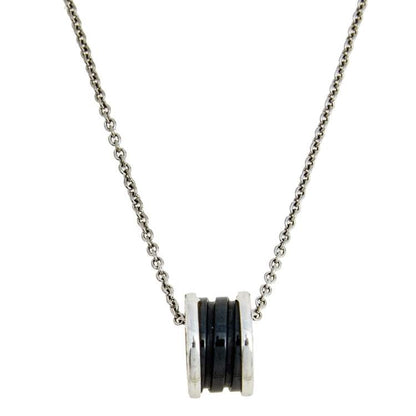 [Renovia Jewelry]ZERO 1 BLACK CERAMIC SILVER NECKLACE