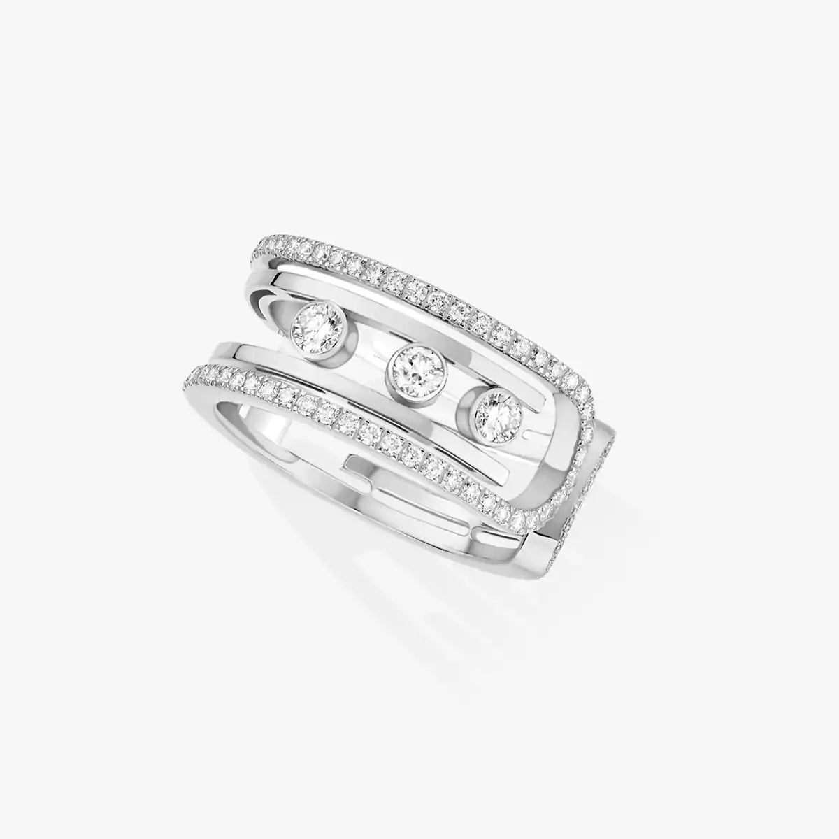 [Renovia Jewelry]Move 10th Diamond Ring in Gold
