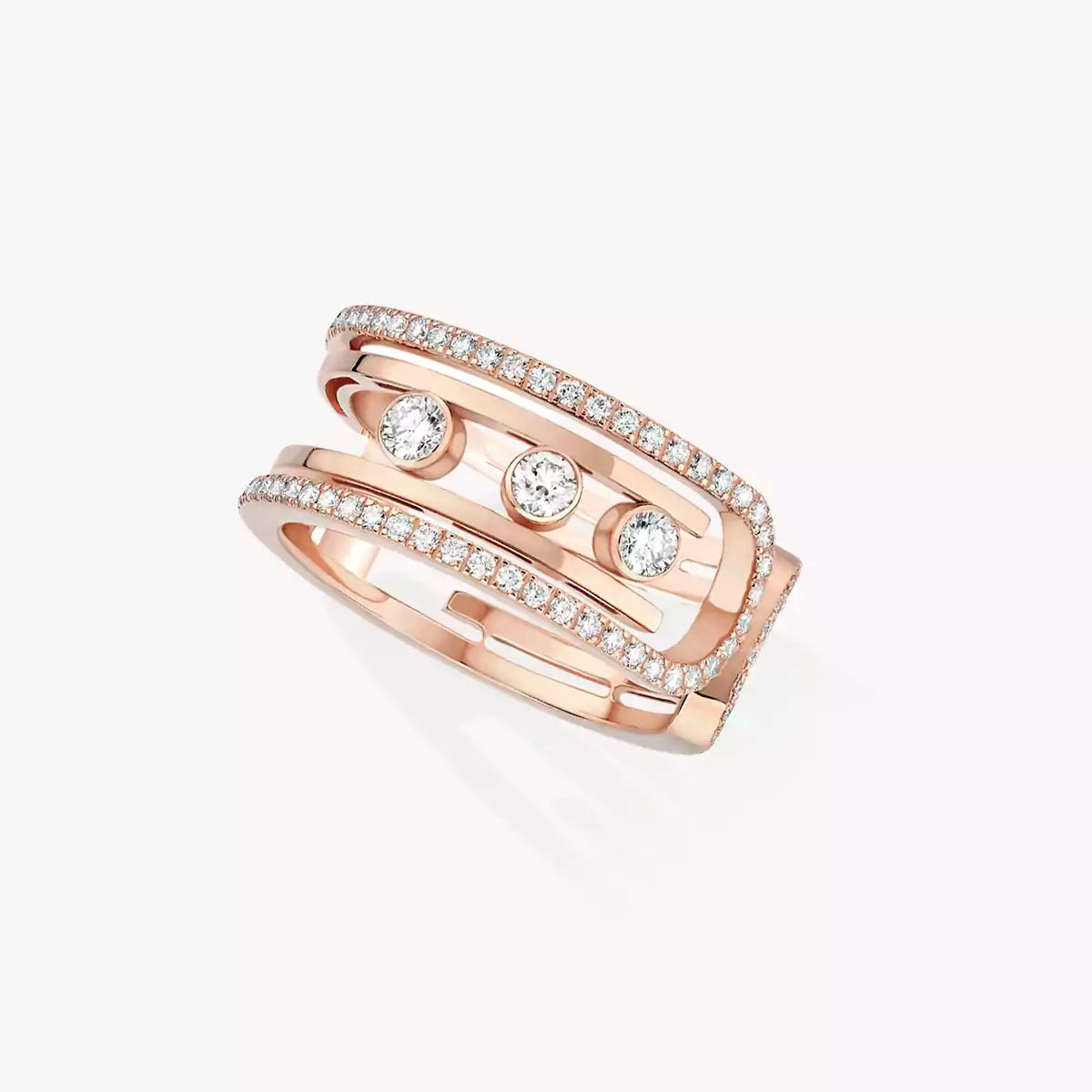 [Renovia Jewelry]Move 10th Diamond Ring in Gold