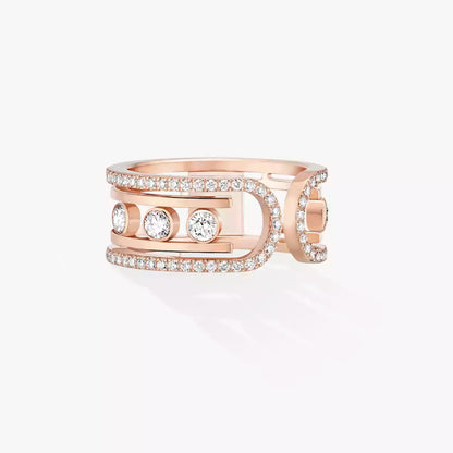 [Renovia Jewelry]Move 10th Diamond Ring in Gold